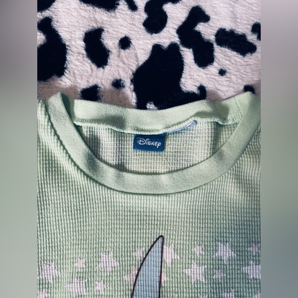 Disney Tinker Bell Green Pajama Top - Picture 5 of 6